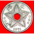 BELGIUM (1910-1928): BELGIAN CONGO ★ 10 CENTIME...