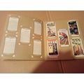 set of wills cigarette cards loose in album rai...