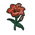 Flower Sew On Patch Flower Badge Decoration Mot...