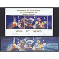 Mexico Space First Mexican Satellite 3v+MS 1985...