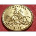 1837 Victoria Token - To Hanover.