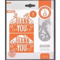 Tonic Studios. Thank You Header Sentiment Die S...