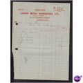LONDON METAL WAREHOUSES LTD,LONDON,SW1, 11/12/1939