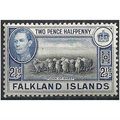 Falkland Islands 1949 SG152 2 1/2d Black & Blue...