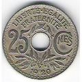 FRANCE 25 CTS 1920