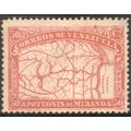 Venezuela 1896 - SG172 - 50c red - Map of Venez...