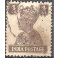 India 1940 - SG 273 - KGV1 4a brown - used 8