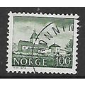 NORWAY 1977 BUILDINGS 1K GREEN AUSTRAAT MANOR S...