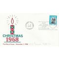Canada 1968 Christmas FDC Ottawa cancel written...