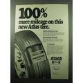 1969 Atlas Plycron 2 plus 2 Tire Ad - Mileage