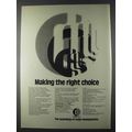 1980 Comau Equipment Ad - Making the Right Choice