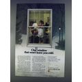 1980 Andersen Windowalls Ad - Won't Leave You Cold