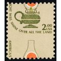 1611, Mint NH $2 Large Misperf Error HARD TO FI...