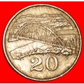GREAT BRITAIN (1980-1997): ZIMBABWE★ 20 CENTS 1...