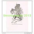 SQUARE NORMAN TOWER, FREJUS, FRANCE, BOOK ILLUS...