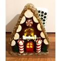 Vintage Gingerbread Man House Christmas Candle ...