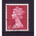 GREAT BRITAIN 1968 SG 736 6d BRIGHT REDDISH PUR...