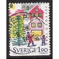 Fa 1429: 1 Kr. 90 multicoloured Christmas: Smal...