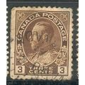 Canada stamps 1912 - SG 205 - 3c KGV - used