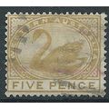 Western Australia 1892 SG99 5d Bistre Fine Used...