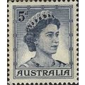 AUSTRALIA, Queen Elizabeth II, blue 1959, 5d