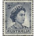 AUSTRALIA, Queen Elizabeth II, blue 1959, 5d, #4