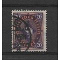 Germany.SG212 20m Posthorn (Violet and Red).Fin...