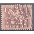 Portugal 1953 - 1e carmine brown/rose - Medieva...
