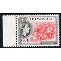 Dominica Sg156 60c Rose-Red & black un mounted ...