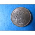 1967 QUEEN ELIZABETH II ONE PENNY FREE POST. (a...