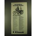 1977 Kawasaki Z650 Motorcycle Ad - in German - die neue Z650