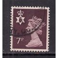 Northern Ireland GB 1978 7p Purple Brown Machin...
