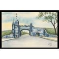 Canada Quebec City Handmade Postcard, FMM Artis...