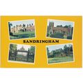 Postcard Sandringham Norfolk multiview. Norwich...