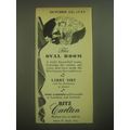 1945 Ritz Carlton Hotel Advertisement
