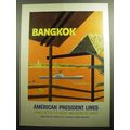 1958 American President Lines Advertisement - Bangkok