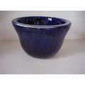 Vintage Pasabahce Cobalt Blue Volcanic Textured...