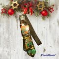 Hallmark NWT Holiday Necktie + Santa + Reindeer
