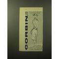 1960 Corbin Natural Shoulder Trousers and Walking Shorts Advertisement
