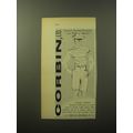 1960 Corbin Natural Shoulder Trousers and Walking Shorts Ad
