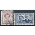 Royal Visit - New Zealand 1953 - F H - SG 721/2...