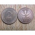 1984j 2 Pfennig Germany Coin