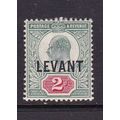 BRITISH LEVANT 1905 EDVII 2d OVERPRINTED LEVANT...