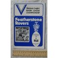 1984 programme Featherstone Rovers v. Wigan