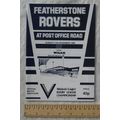 1985 programme Featherstone Rovers v. Wigan