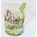 Donkeys Mug Fine China Mug 9 CM Ceramic Dishwas...