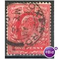 GB stamps 1902-10 KEV11 - 1d SG219 Oxford 1