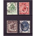 GREAT BRITAIN 1929 PUC SG434/437 SET 4 VALS FIN...