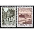 Faeroer mi 39,40 Bibliotheek postfris