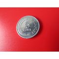 1971 SINGAPORE FIVE CENTS FREE POST. O